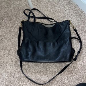 Large Fossil Crossbody Tote
